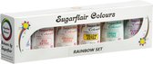Sugarflair - Colourflex - Regenboog - Set 10 x 15ml