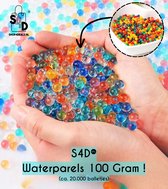 S4D® - Waterparels - Decoratie - Waterballetjes - Water Beads - 100 Gram ! - Multikleur