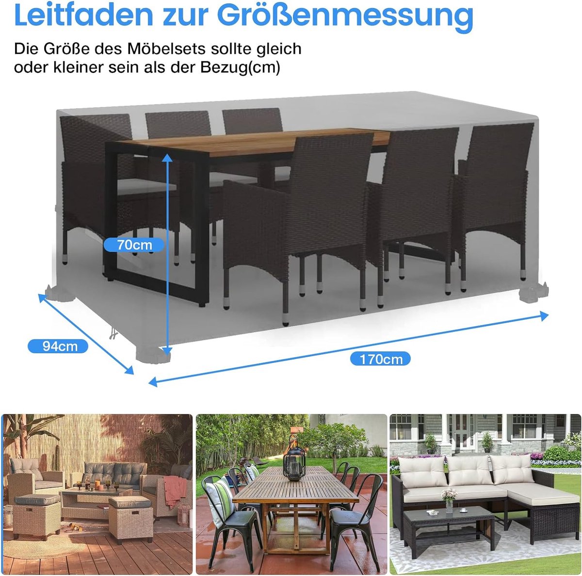 Beschermhoes voor tuintafel - Tuinartikelen kopen? | Grootste ... Afdekhoes kopen? | Afdekhoezen voor tuinmeubelen bestellen ... -... 140 tot 150 cm Tuintafelhoes kopen? Kijk snel! | bol