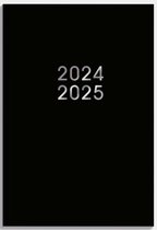 Hobbit - Basic Agenda - 2024-2025 - 1 week op 2 pagina's - A5 (14 x 20,5 cm) - Zwart