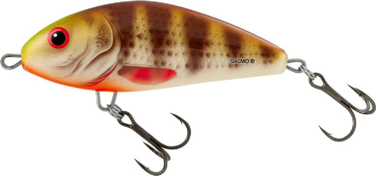 Salmo Fatso - 12 cm - Spotted Brown Perch - sinking