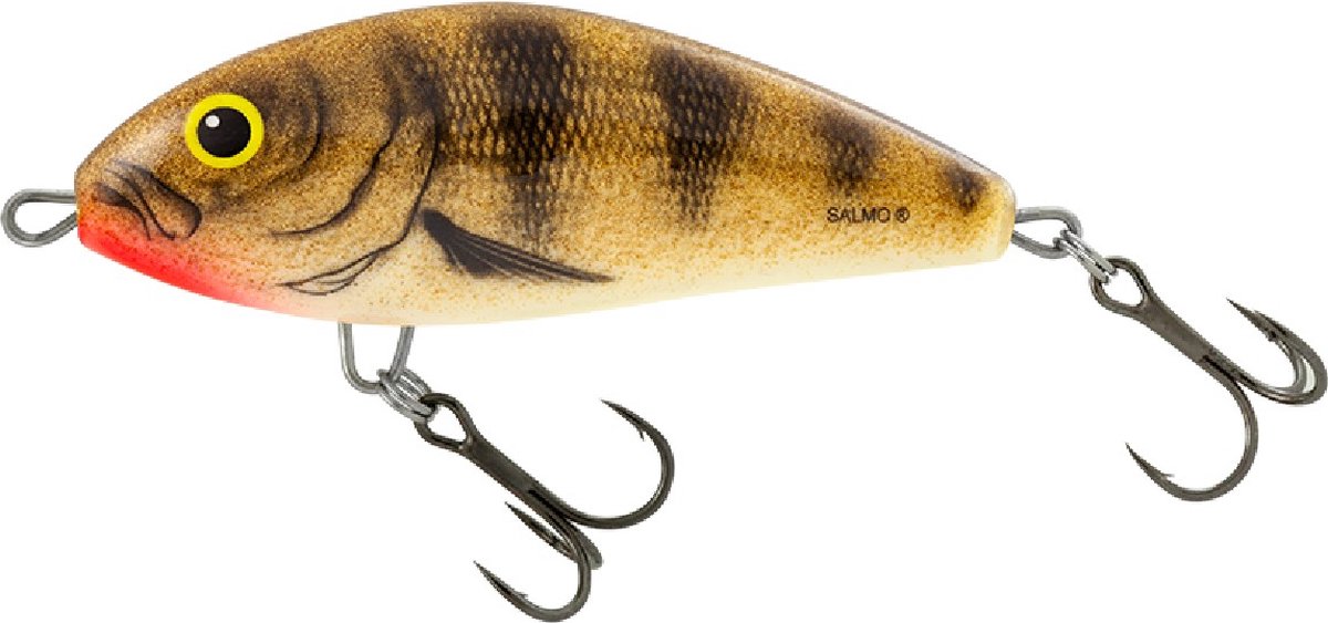 Salmo Floating Fatso 8cm - 21g - Kleur : Emerald Perch