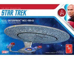 AMT Modelbouwpakket Ruimtevaart - 1126 Star Trek The Next Generation U.S.S. Enterprise NCC-1701-D - Snap-it Kit Plastic - 1:2500 - Modelbouw