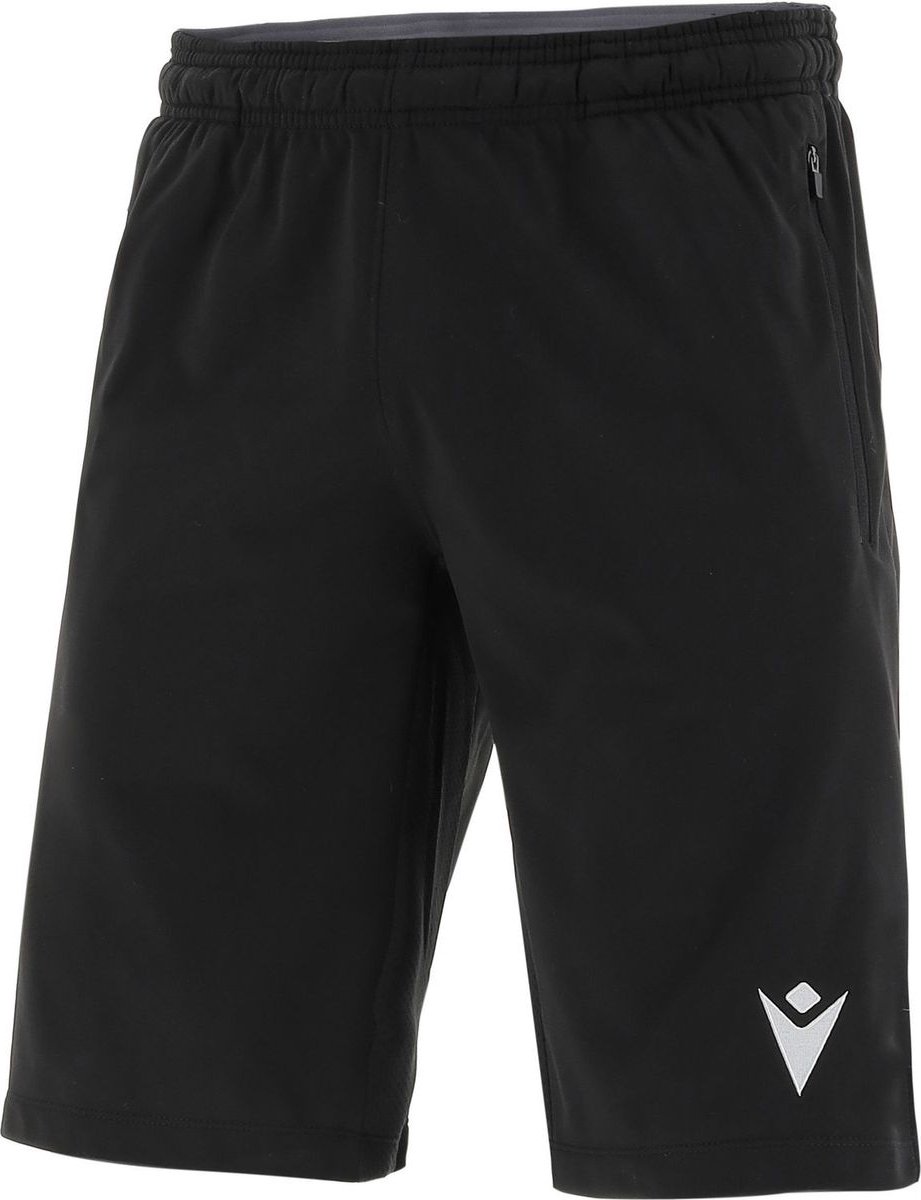 Macron Nistro Trainingsshort Heren - Zwart | Maat: XL