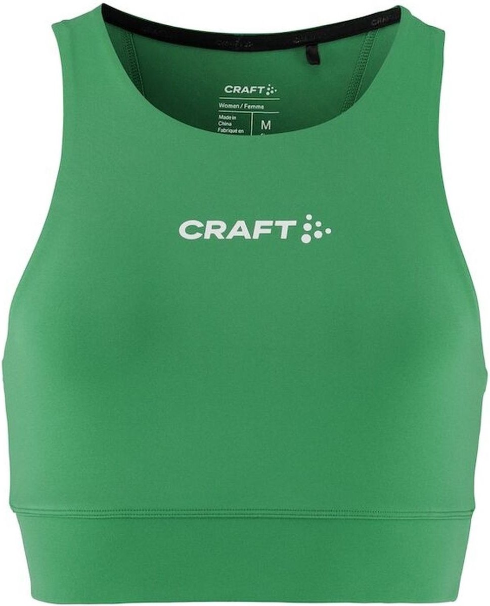 969x1200.jpg Craft Rush 2.0 Crop Top Dames - Groen | Maat: S - Afbeelding 1
