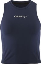 Craft Rush 2.0 Crop Top Dames - Marine | Maat: L
