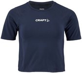 Craft Rush 2.0 Crop Top Dames - Marine | Maat: XXL