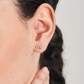 Ania Haie AH EAU006-02YG Boucles d'oreilles femme Wild Meadow - Clips d'oreilles à tige - Bijoux - Or 14 carats - Saphir - 15 mm de long