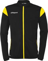 Uhlsport Squad 27 Polyestervest Heren - Zwart / Limoen | Maat: XL