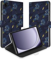 Uniek Geschikt voor Samsung Galaxy Tab A9 Tablethoesje Voetbal Design | B2C Telecom