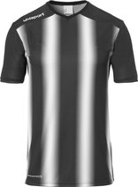 Uhlsport Stripe 2.0 Shirt Korte Mouw Kinderen - Zwart / Wit | Maat: 116