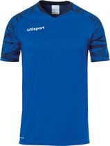 Uhlsport Goal 25 Shirt Korte Mouw Heren - Royal / Marine | Maat: 3XL