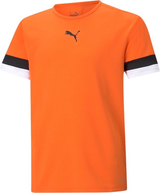 Puma Teamrise Shirt Korte Mouw Kinderen - Oranje | Maat: 164
