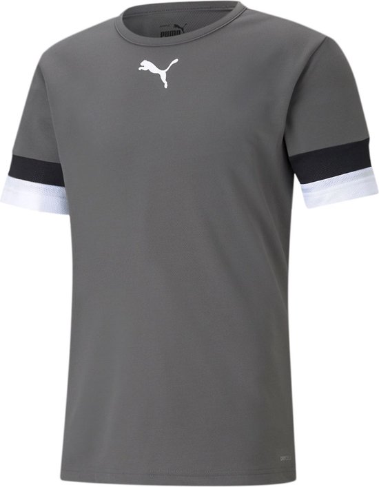 Puma Teamrise Shirt Korte Mouw Heren - Grijs | Maat: 3XL