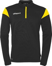 Uhlsport Squad 27 Ziptop Kinderen - Zwart / Limoen | Maat: 140