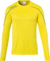 Uhlsport Stream 22 Voetbalshirt Lange Mouw Heren - Geel / Royal | Maat: 2XL