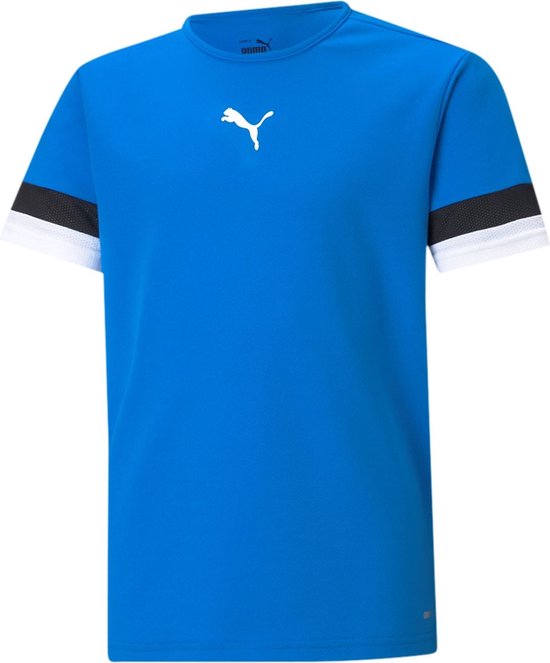 Puma Sportshirt - Maat 128  - Unisex - Blauw - Zwart - Wit