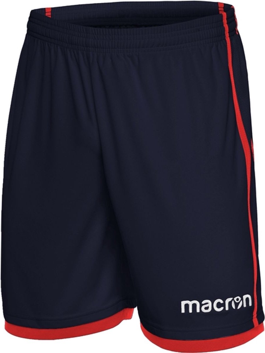 Macron Algol Short Heren - Marine / Rood | Maat: 3XL