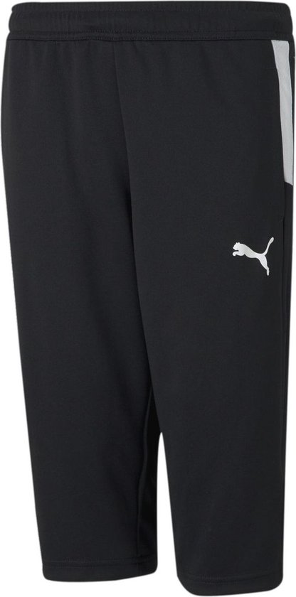 Puma Teamliga 3/4 Trainingsbroek Kinderen - Zwart | Maat: 152