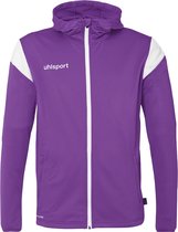 Uhlsport Squad 27 Jas Met Kap Heren - Purple / Wit | Maat: L