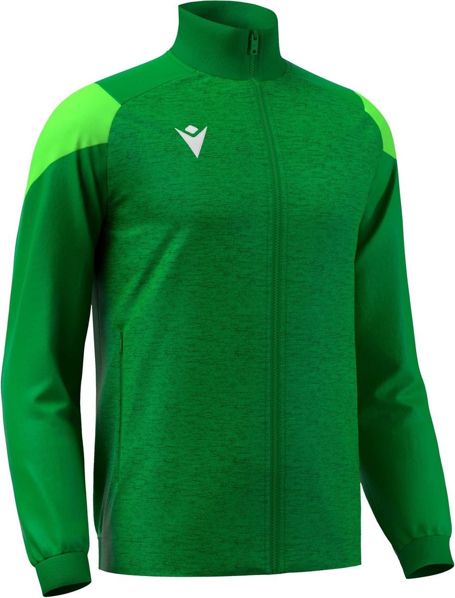 Macron Glory Prometheus Top Full Zip Heren - Groen / Fluo Groen | Maat: XXL