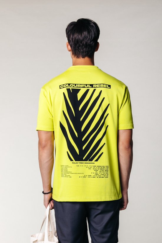 Colourful Rebel Palm Tree Basic Tee - S