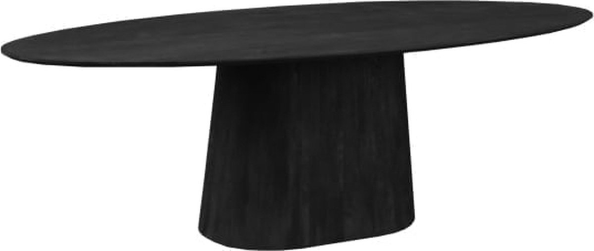 Old Inn - Eettafel Oslo Ovaal Zwart 160cm