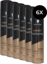 Schwarzkopf Professional Tuning Keratin Hairspray - 6 x 400 ml