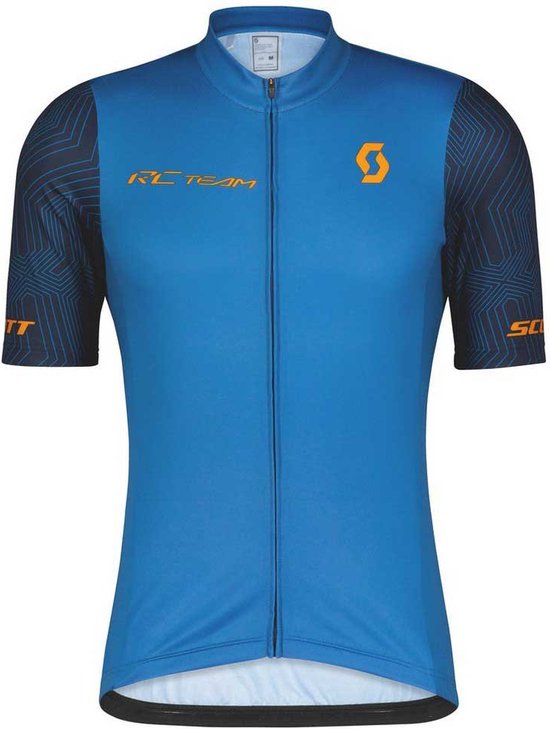 Scott Rc Team 10 Korte Mouwen Fietsshirt Blauw XL Man