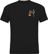 Vêtements du jour du roi | Fotofabriek T-shirt Fête du Roi homme | T-shirt Fête du Roi dames | Chemise noire | Taille XL | Murp Hoek