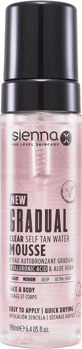 Sienna-X Gradual Clear Self Tan Water Mousse