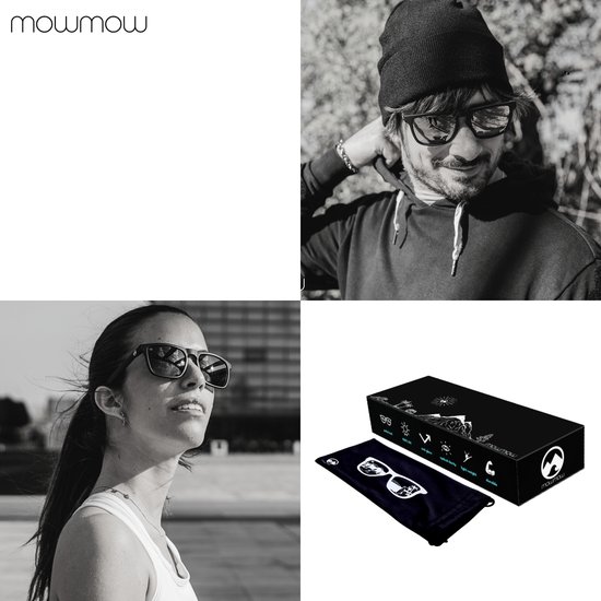 MowMow® 2-pack Zonnebril heren - Zonnebril dames - Gepolariseerd - X-CelLens - HELIOS collectie van MowMow — afbeelding 4