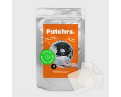 Patchrs pleister - Anti kater - After party - 100% Natuurlijke Ingrediënten & Veilig - Anti Hangover - Alternatief anti kater pillen - Eenvoudig in Gebruik - Tot 8 uur Werking - Detoxpleisters - 10 stuks