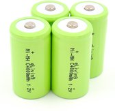 4 piles C rechargeables. 4 000 mAh, V NiMH