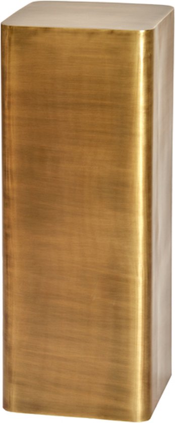 Alurio pilaar 30,5x30,5x80 cm - antiek brons