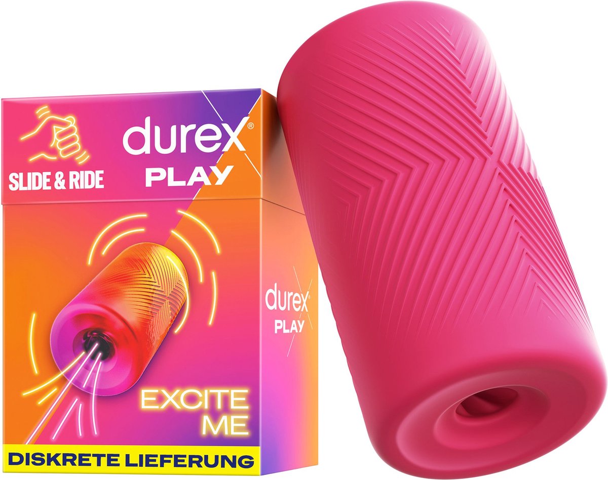 Goedkoopste Durex - Play Slide & Ride Masturbatie Sleeve - Roze