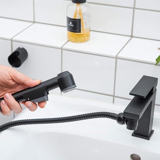 Handdouche Set Sanimex Giulini Inclusief Wandhouder En Doucheslang Brons