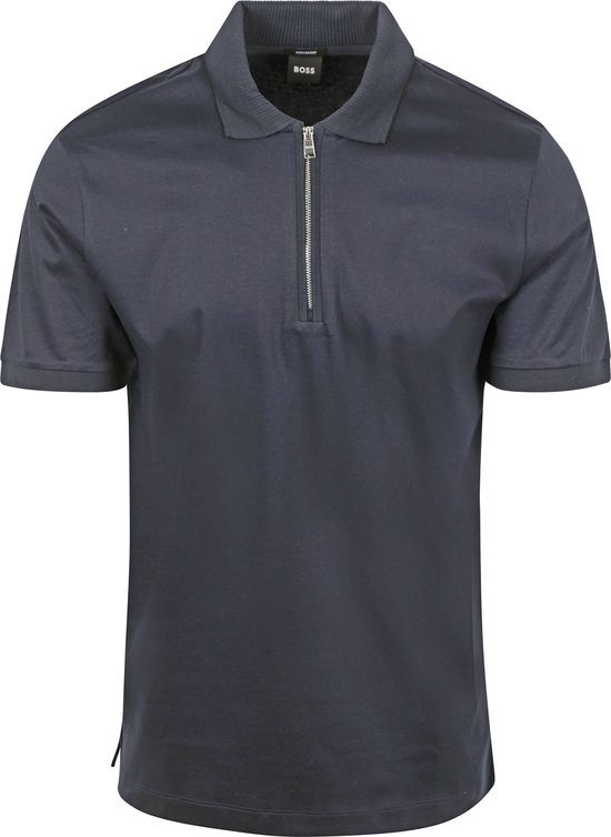 BOSS - Polston Polo Navy - Slim-fit - Heren Poloshirt Maat XXL