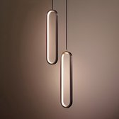 EFD Lighting HL05 – Lampe suspendue – Moderne – Zwart – Orientable – 3 couleurs réglables – LED – Suspensions Salle à manger, Salon