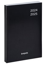 Agenda Brepols 2024-2025 - ÉTUDIANT - CLASSIC FLEXI - Aperçu hebdomadaire - Zwart - 9 x 16 cm