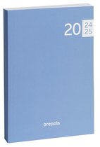 Agenda Brepols 2024-2025 - ÉTUDIANT - VENETO FLEXI - Aperçu hebdomadaire - Bleu clair - 9 x 16 cm