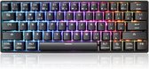 Gk61 - RGB - Draadloos Gaming Toetsenborden - 60% - Gaming Keyboard Mechanisch - Zwart