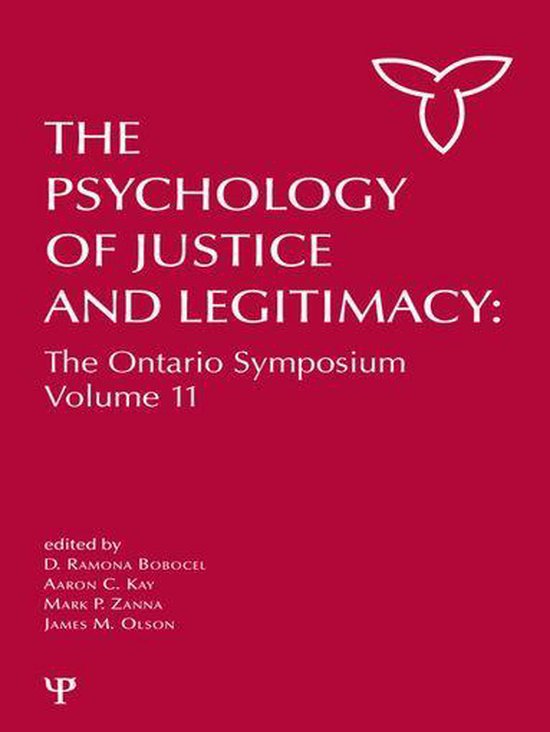 The Psychology of Justice and Legitimacy - cover