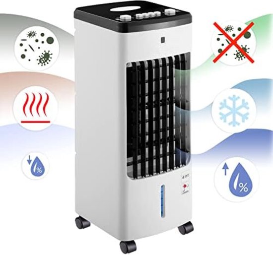 MEDION Mobiele Airco E701 (7000 BTU, 3-in-1, Koelen, Ontvochtigen, Ventileren, tot 25m², incl. Raamafdichtingskit