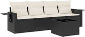 vidaXL-5-delige-Loungeset-met-kussens-poly-rattan-zwart