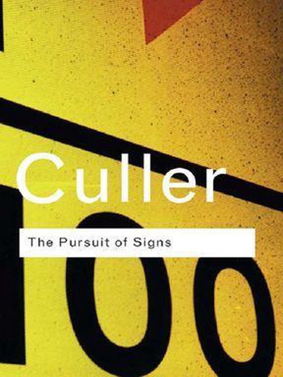 Routledge Classics - The Pursuit of Signs - cover