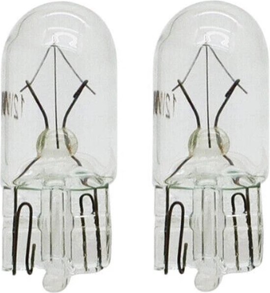 Foto: Tlvx 2 stuks t10 w5w origineel halogeen steeklampen stadslicht lampen interieurverlichting kenteken verlichting auto lampen 3000k warm wit licht geel 12v 5watt steekfitting w5w halogeen instapverlichting 2 stuks 