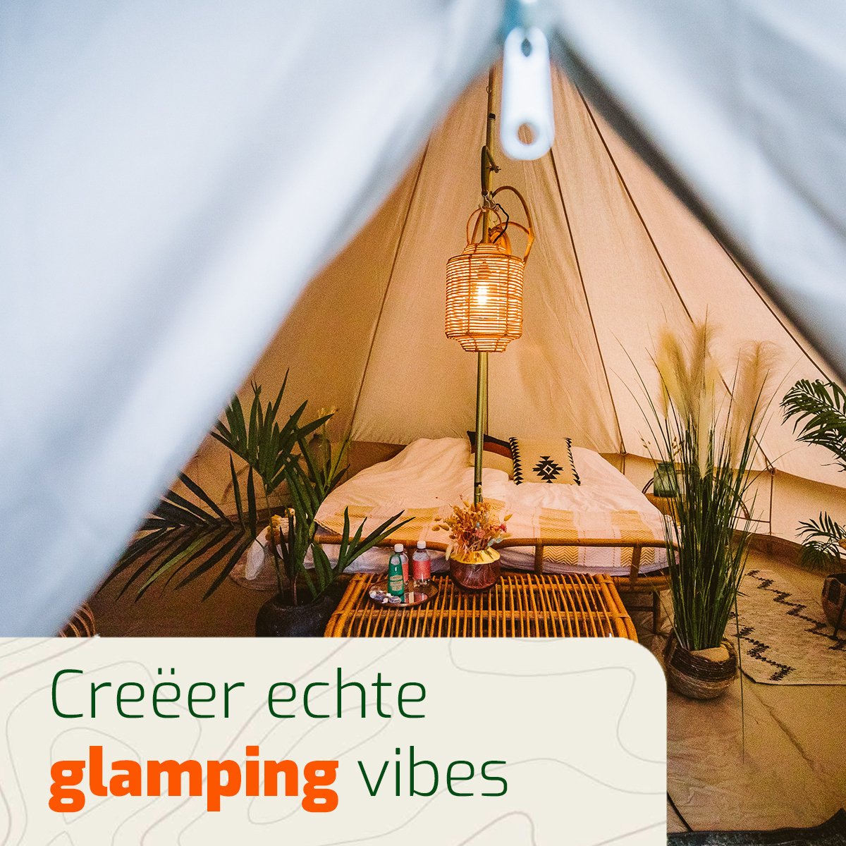 CanvasCamp Sibley 500 Bell Tent - 2 tot 8 personen - waterdicht - katoen – foto 4