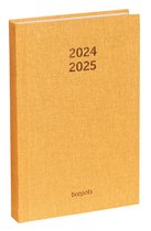 Brepols agenda 2024-2025 - STUDENT - RAW - Weekoverzicht - Oker/Geel - 9 x 16 cm