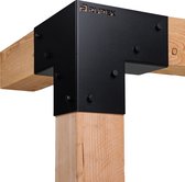 Pergola Corner Connection 15x15cm - Connexion Element d'angle 90 degrés avec matériel de montage
